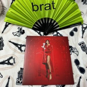 RARE CHARLI XCX NUMBER ONE ANGEL/POP 2 VINYL WITH FREE “BRAT” FAN